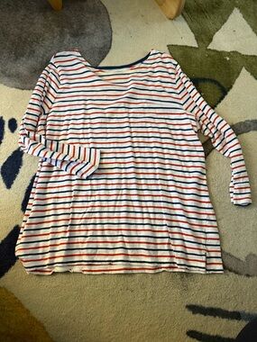 Old Navy | Striped Red White & Blue Tee